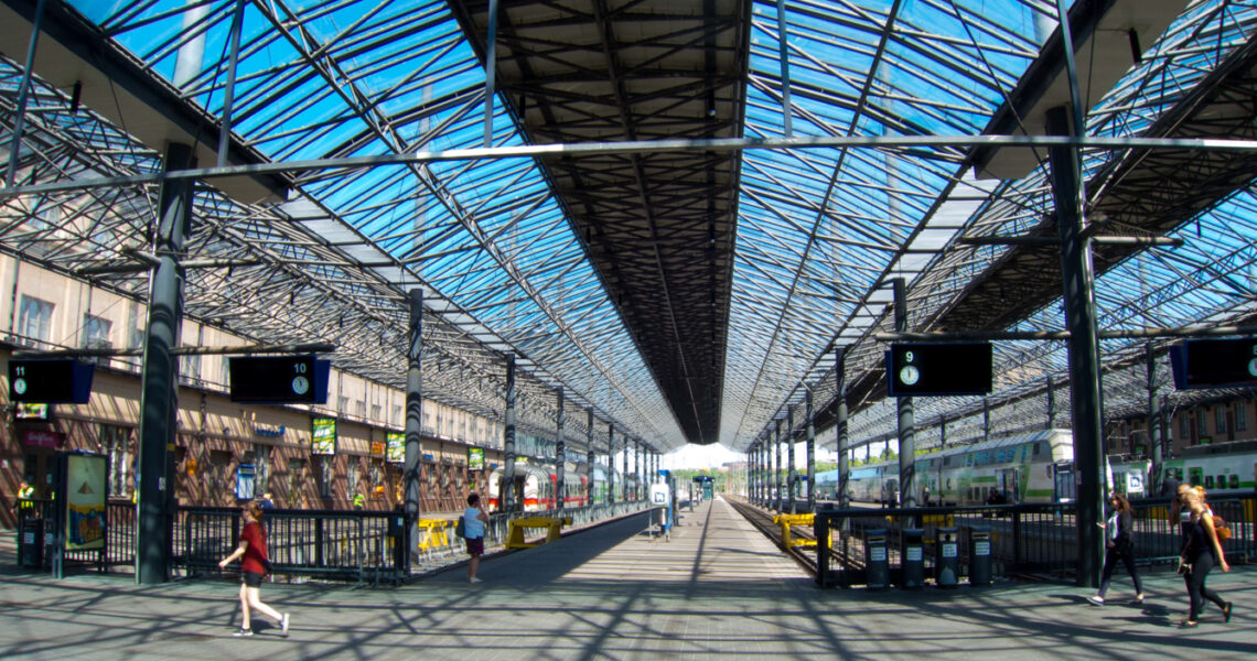 Helsinki Rautentaitori, het centraal station.